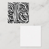 Zebrapatroon Notitiekaartje (Voorkant / Achterkant)