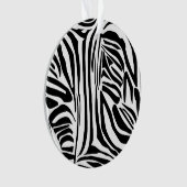 Zebrapatroon Ornament (voorkant)