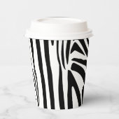Zebrapatroon Papieren Bekers (Links)