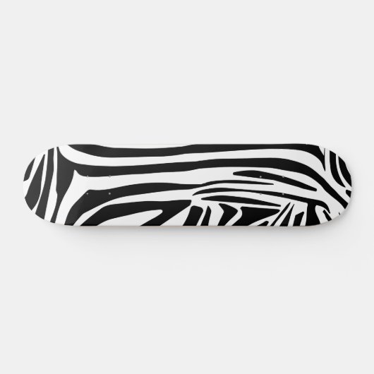 Zebrapatroon Persoonlijk Skateboard (Horizontaal)