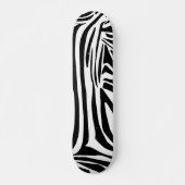 Zebrapatroon Persoonlijk Skateboard (Voorkant)