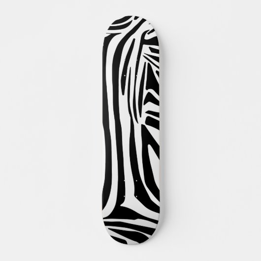 Zebrapatroon Persoonlijk Skateboard (Voorkant)