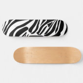 Zebrapatroon Persoonlijk Skateboard (Horizontaal)
