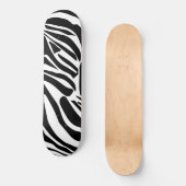 Zebrapatroon Persoonlijk Skateboard (Voorkant)