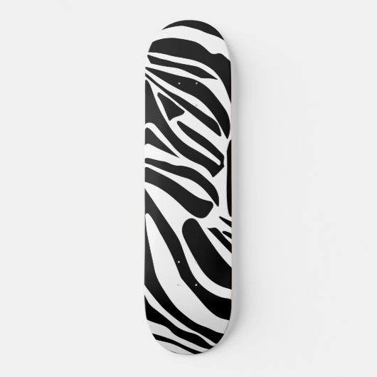 Zebrapatroon Persoonlijk Skateboard (Voorkant)