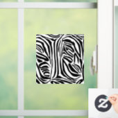 Zebrapatroon Raamsticker (Huis)