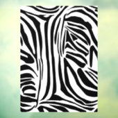 Zebrapatroon Raamsticker (Vel 3)