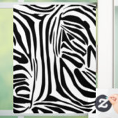 Zebrapatroon Raamsticker (Huis)