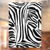 Zebrapatroon Raamsticker (Vel 2)