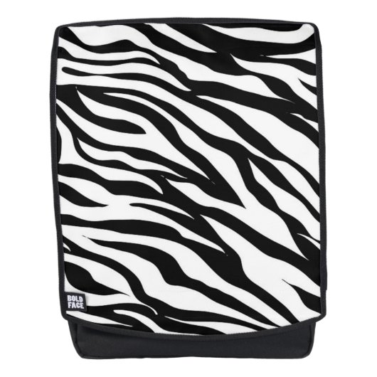 Zebrapatroon Rugtassen (Voorkant)