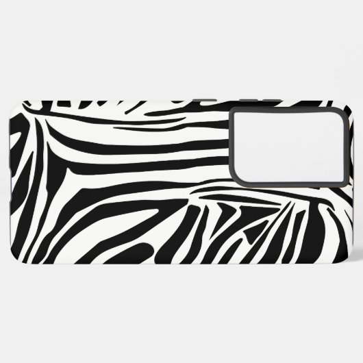 Zebrapatroon Samsung Galaxy Hoesje (Linkerkant)