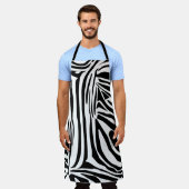 Zebrapatroon Schort (Gedragen)