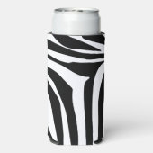 Zebrapatroon Seltzer Blikjeskoeler (Seltzer Achterkant)