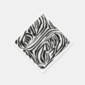 Zebrapatroon Servet (Hoek)