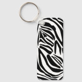 Zebrapatroon Sleutelhanger (Voorkant)