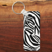 Zebrapatroon Sleutelhanger (Voorkant)