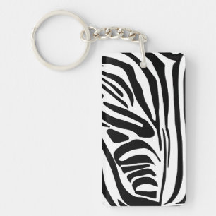 Zebrapatroon Sleutelhanger