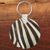 Zebrapatroon Sleutelhanger (Voorkant)