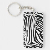 Zebrapatroon Sleutelhanger (Voorkant)