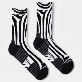 Zebrapatroon Sokken (Rechts)
