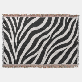 Zebrapatroon Stijlvolle Gezellige Woonkamer Deken