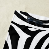 Zebrapatroon Strandlaken (In situ)