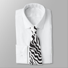 Zebrapatroon Stropdas
