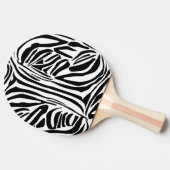 Zebrapatroon Tafeltennisbatje (Zijkant)