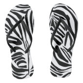 Zebrapatroon Teenslippers (Voetbed)