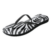 Zebrapatroon Teenslippers (Schuin)