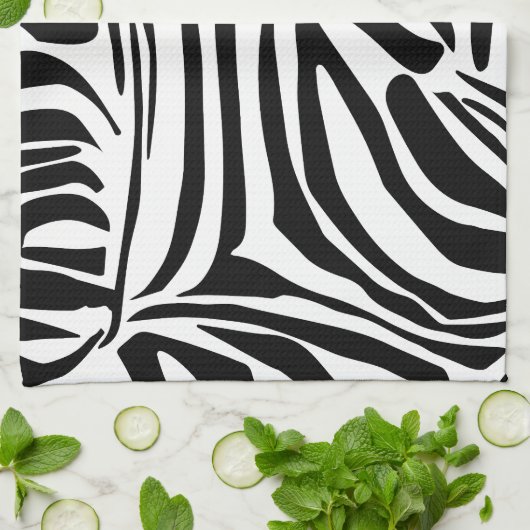 Zebrapatroon Theedoek (Gevouwen)