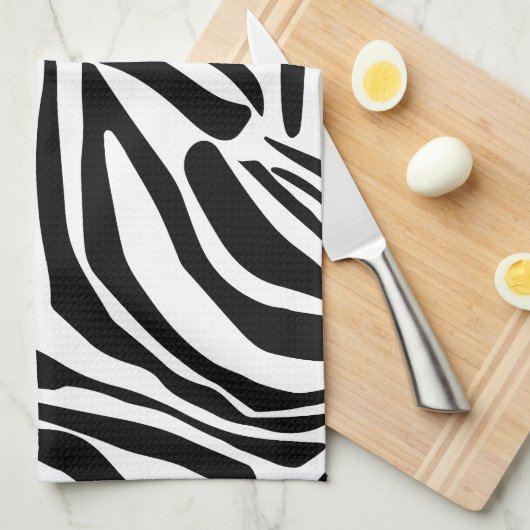 Zebrapatroon Theedoek (Quarter Fold)