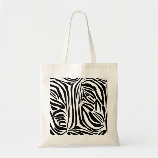 Zebrapatroon Tote Bag (Voorkant)