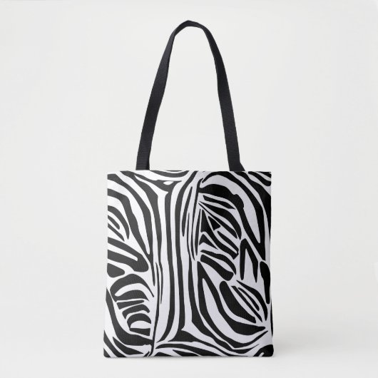 Zebrapatroon Tote Bag (Voorkant)