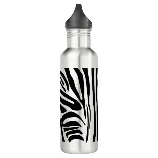 Zebrapatroon Waterfles (Links)
