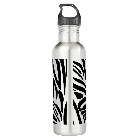 Zebrapatroon Waterfles (Achterkant)