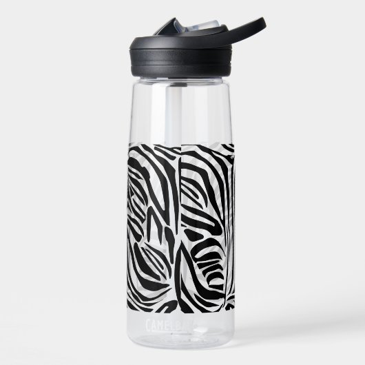 Zebrapatroon Waterfles (Links)