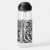 Zebrapatroon Waterfles (Achterkant)