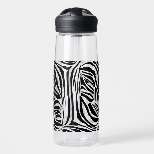 Zebrapatroon Waterfles (Voorkant)
