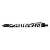 Zebrapatroon Zwarte Inkt Pen (Bovenkant)