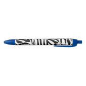 Zebrapatroon Zwarte Inkt Pen (Bodem)