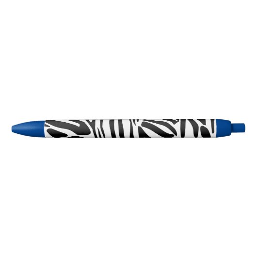 Zebrapatroon Zwarte Inkt Pen (Voorkant)