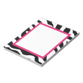 Zebrapattern Notitieblok (Linkerzijde)