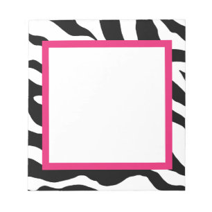 Zebrapattern Notitieblok