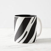 Zebraprijs Tweekleurige Koffiemok (Voorkant rechts)