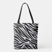 Zebraprint Boodschappentas Tote Bag (Achterkant)