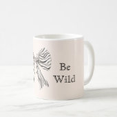 Zebraprint Boog Wees Wild Koffiemok (Voorkant rechts)