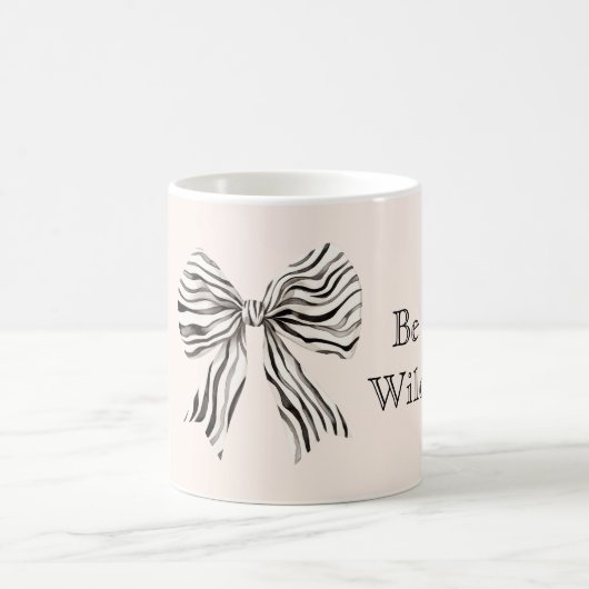 Zebraprint Boog Wees Wild Koffiemok (Center)