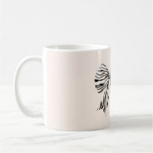 Zebraprint Boog Wees Wild Koffiemok (Links)