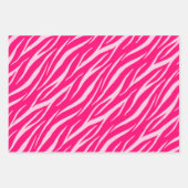 Zebraprint Cute Modern & Elegante Meisjesachtige R Inpakpapier Vel (Voorkant 3)